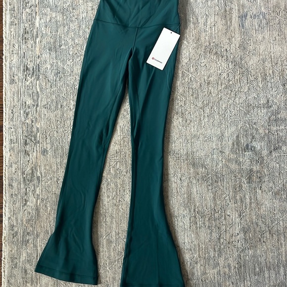 Lululemon flare align pants, dark green - Picture 1 of 3